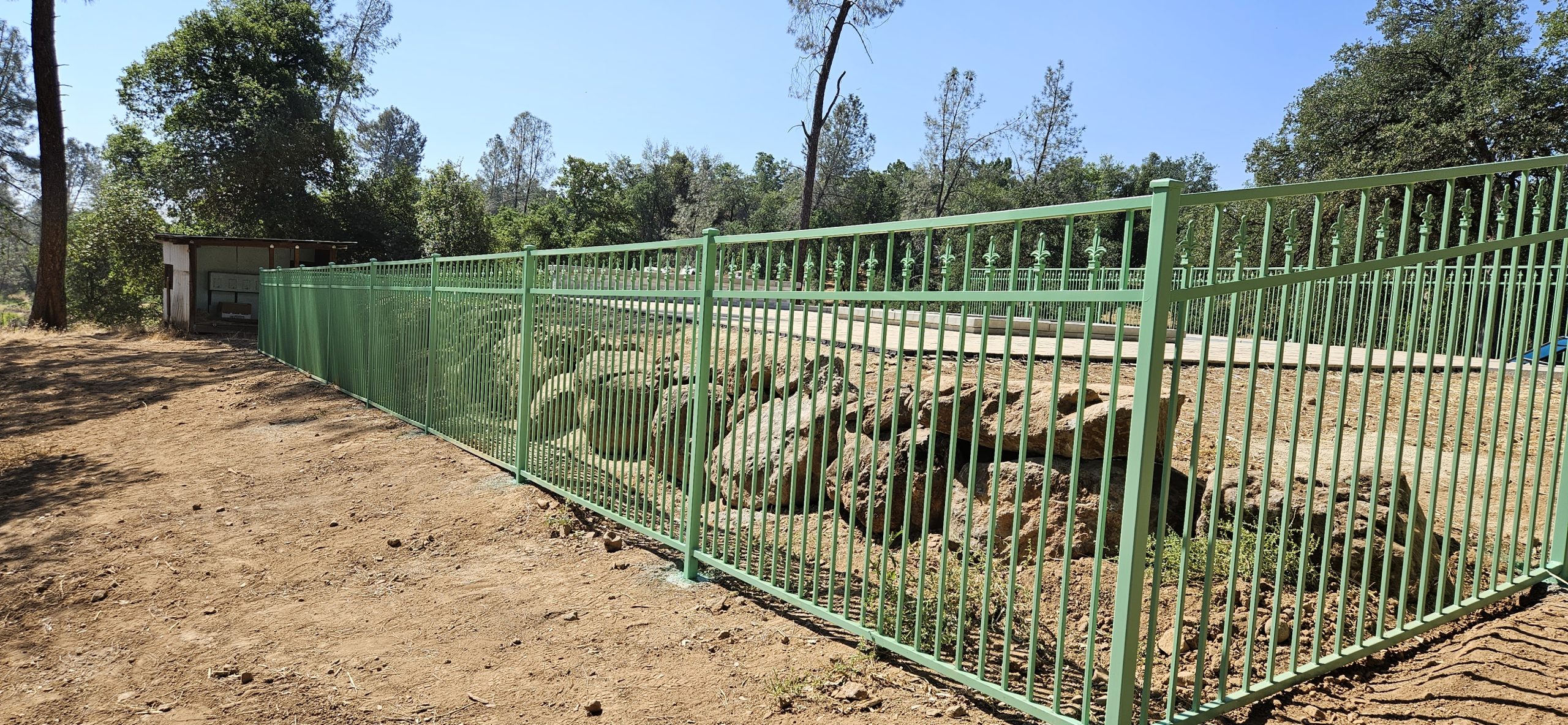 Fencing project by Romero Quality Fencing — Shasta County