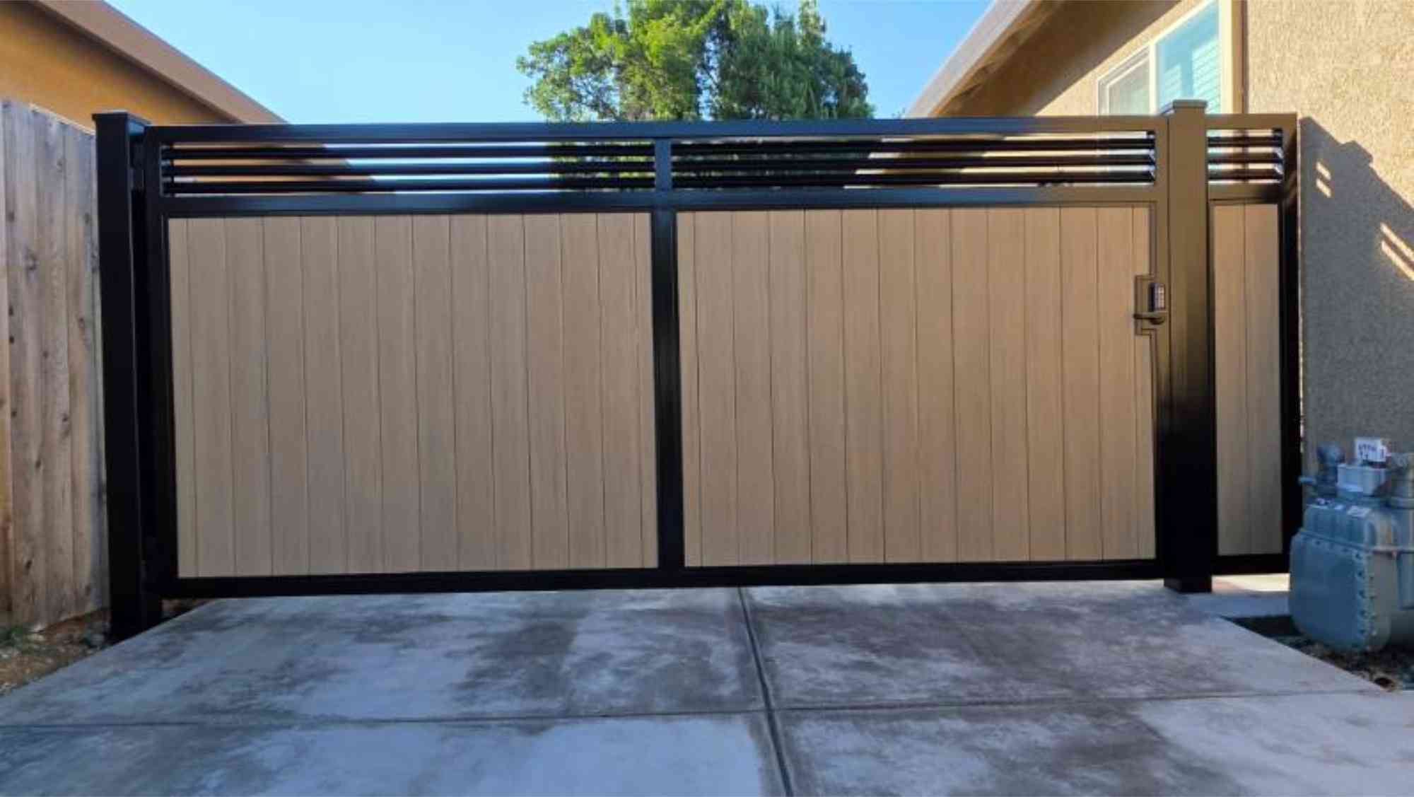 Gate project by Romero Quality Fencing — Redding, CA