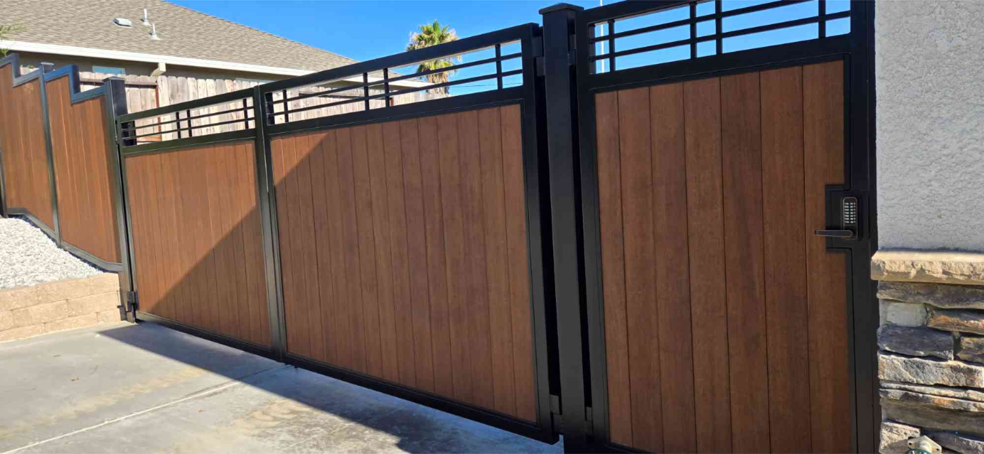 Gate project by Romero Quality Fencing — Redding, CA
