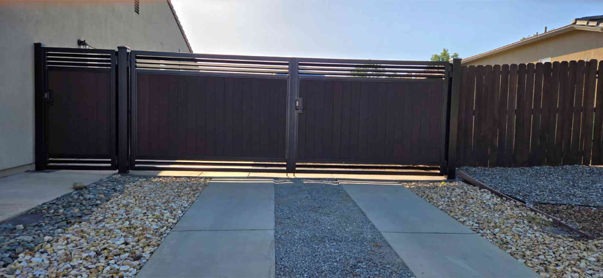 Gate project by Romero Quality Fencing — Redding, CA