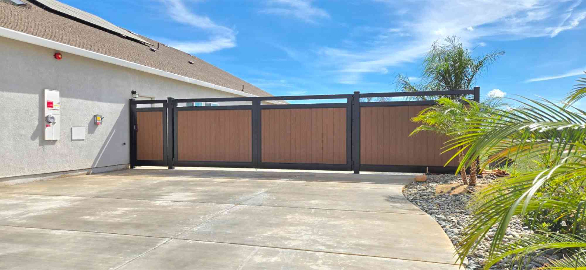 Gate project by Romero Quality Fencing — Redding, CA