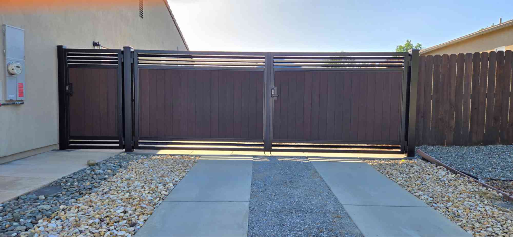 Gate project by Romero Quality Fencing — Redding, CA