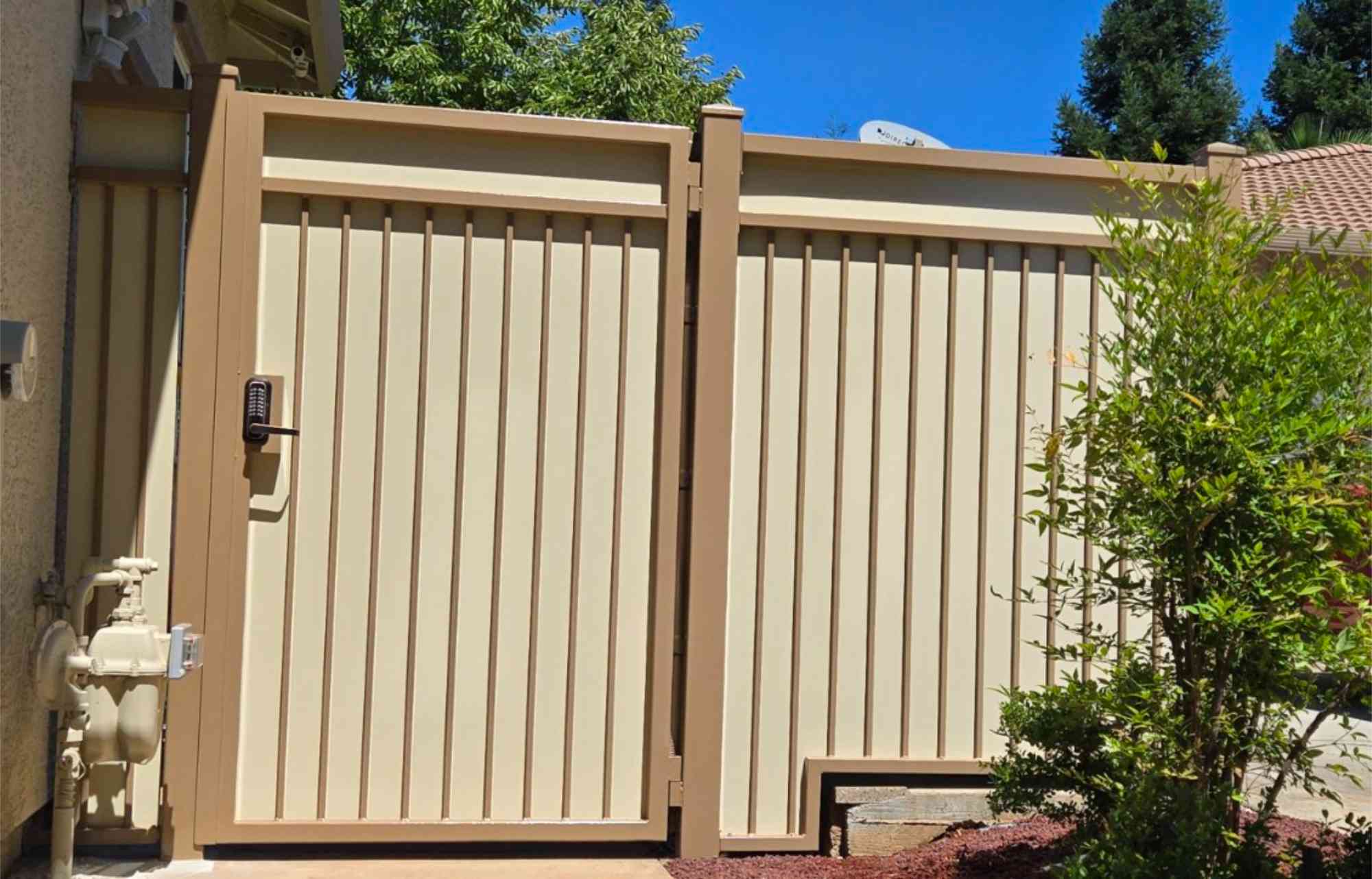 Gate project by Romero Quality Fencing — Redding, CA
