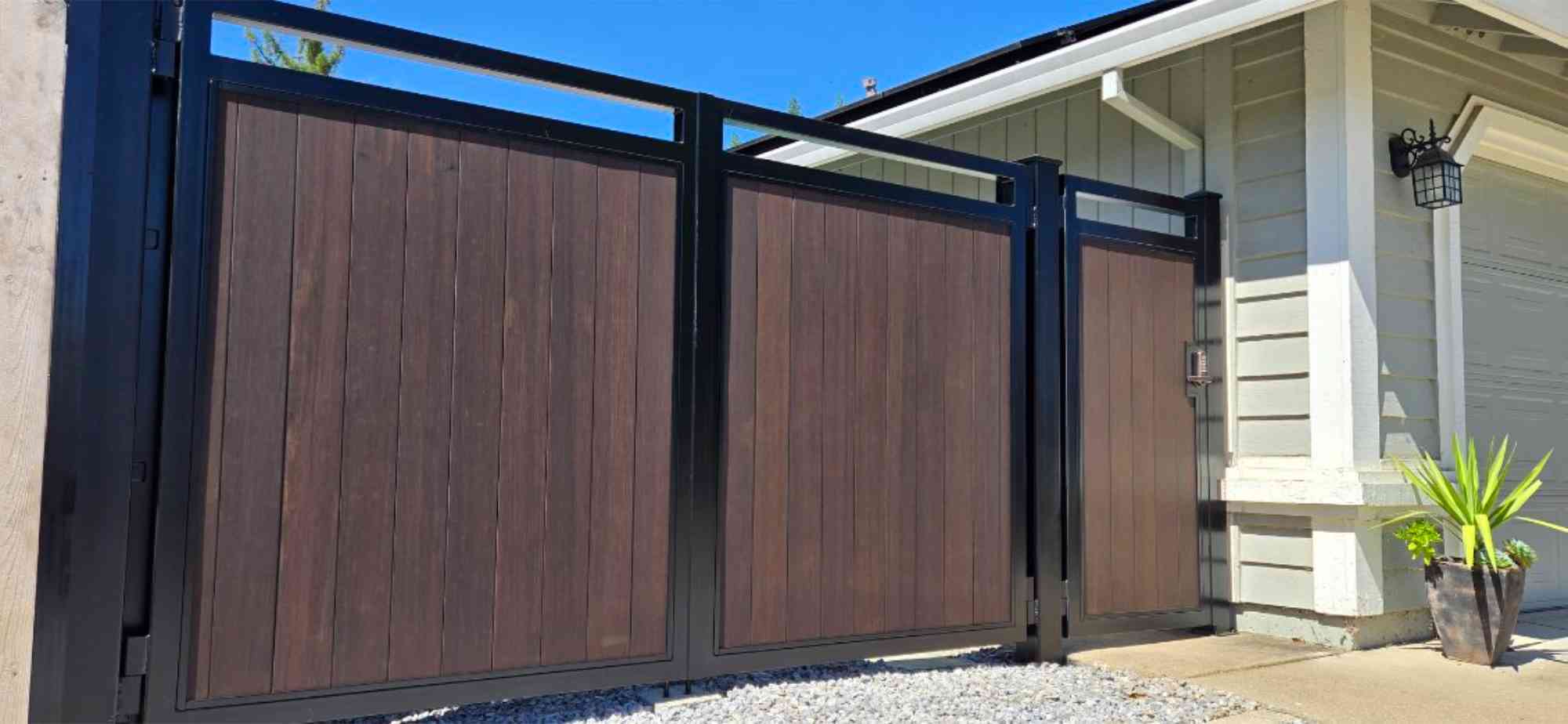 Gate project by Romero Quality Fencing — Redding, CA