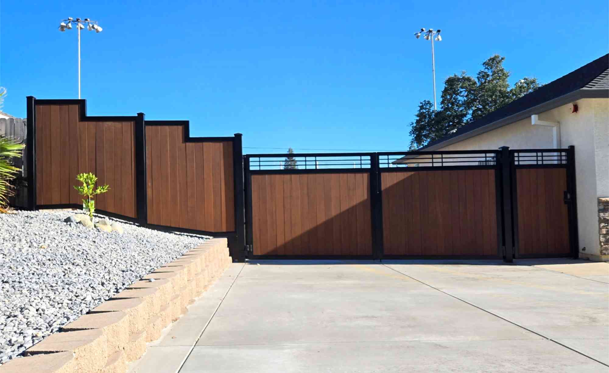 Gate project by Romero Quality Fencing — Redding, CA