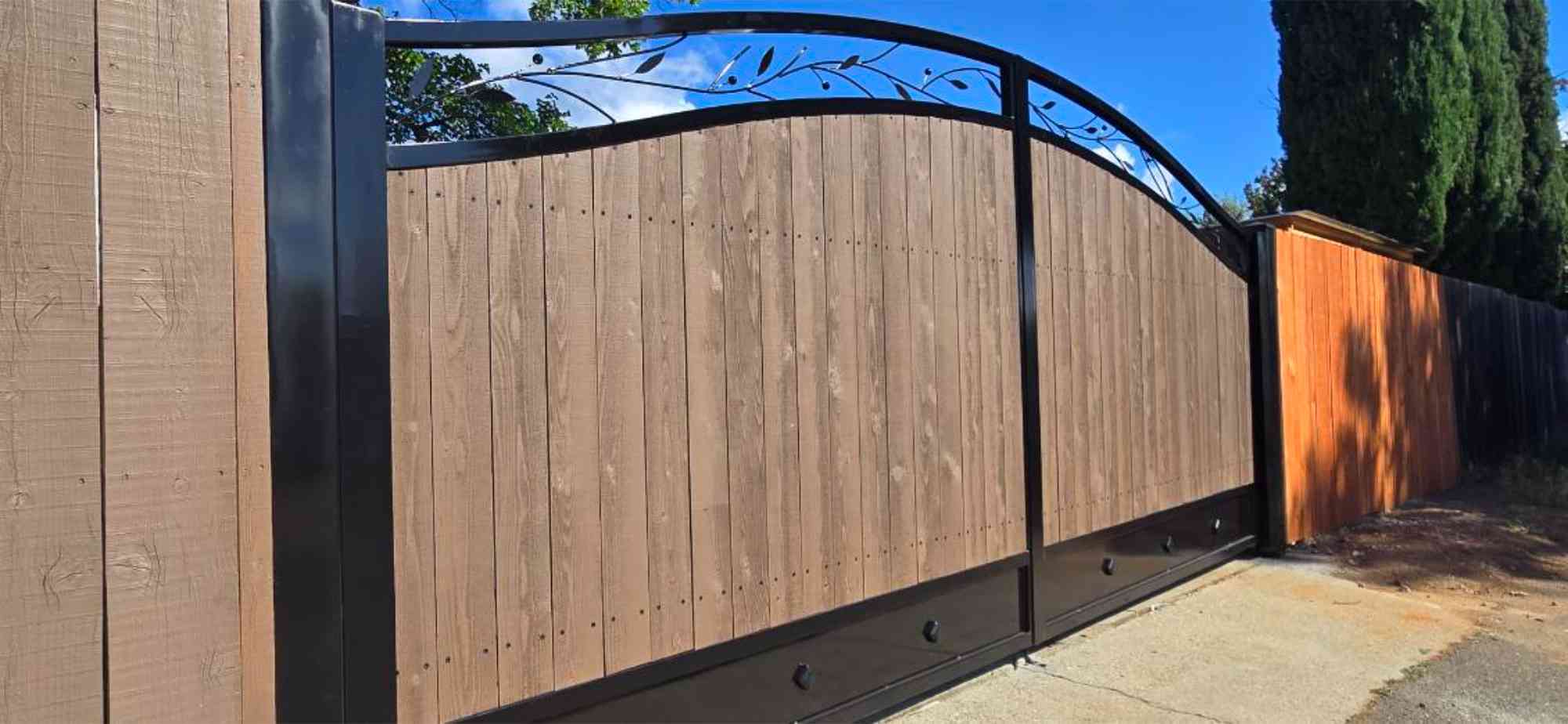 Gate project by Romero Quality Fencing — Redding, CA