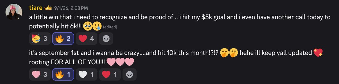 tiare's post in the She Creates community