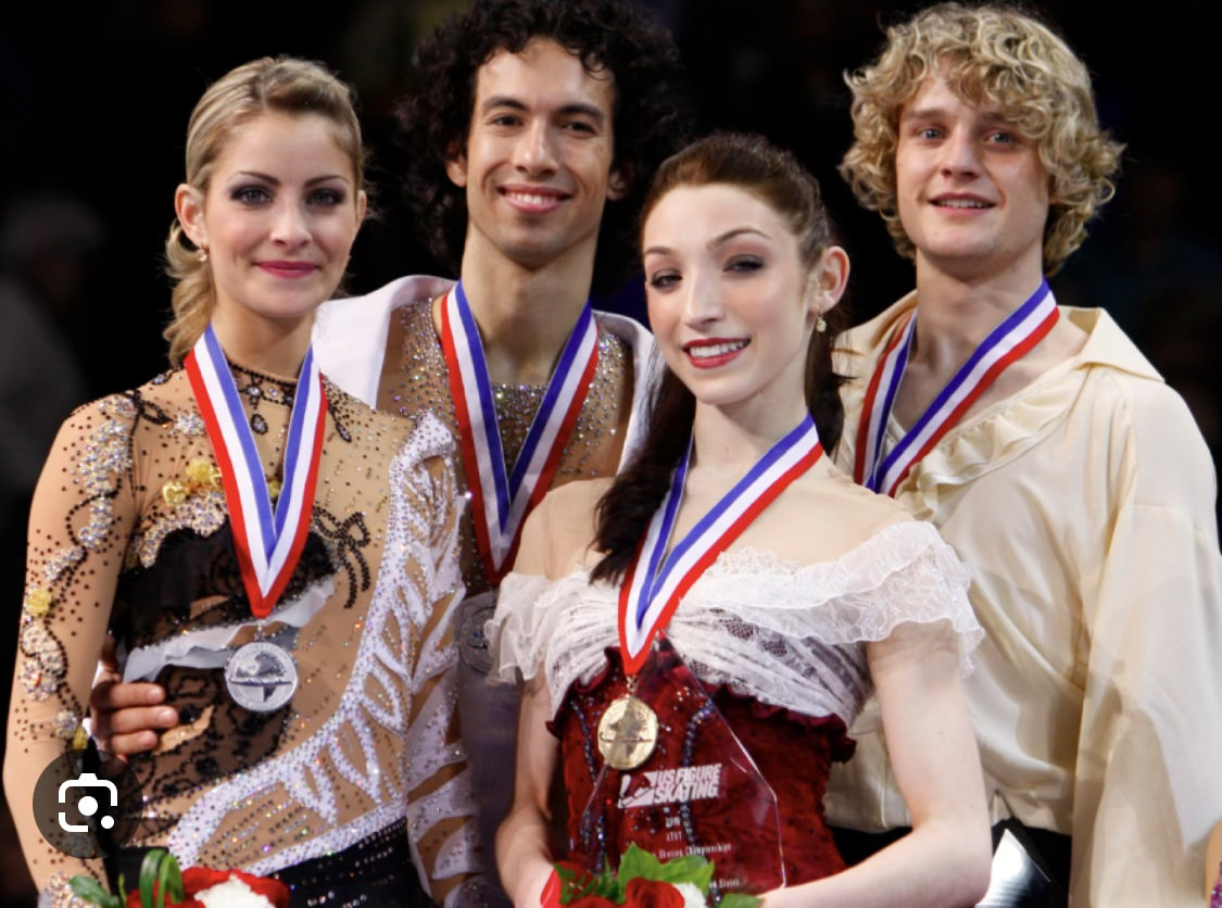Olympic ice dancers choreographed by Louis Bar