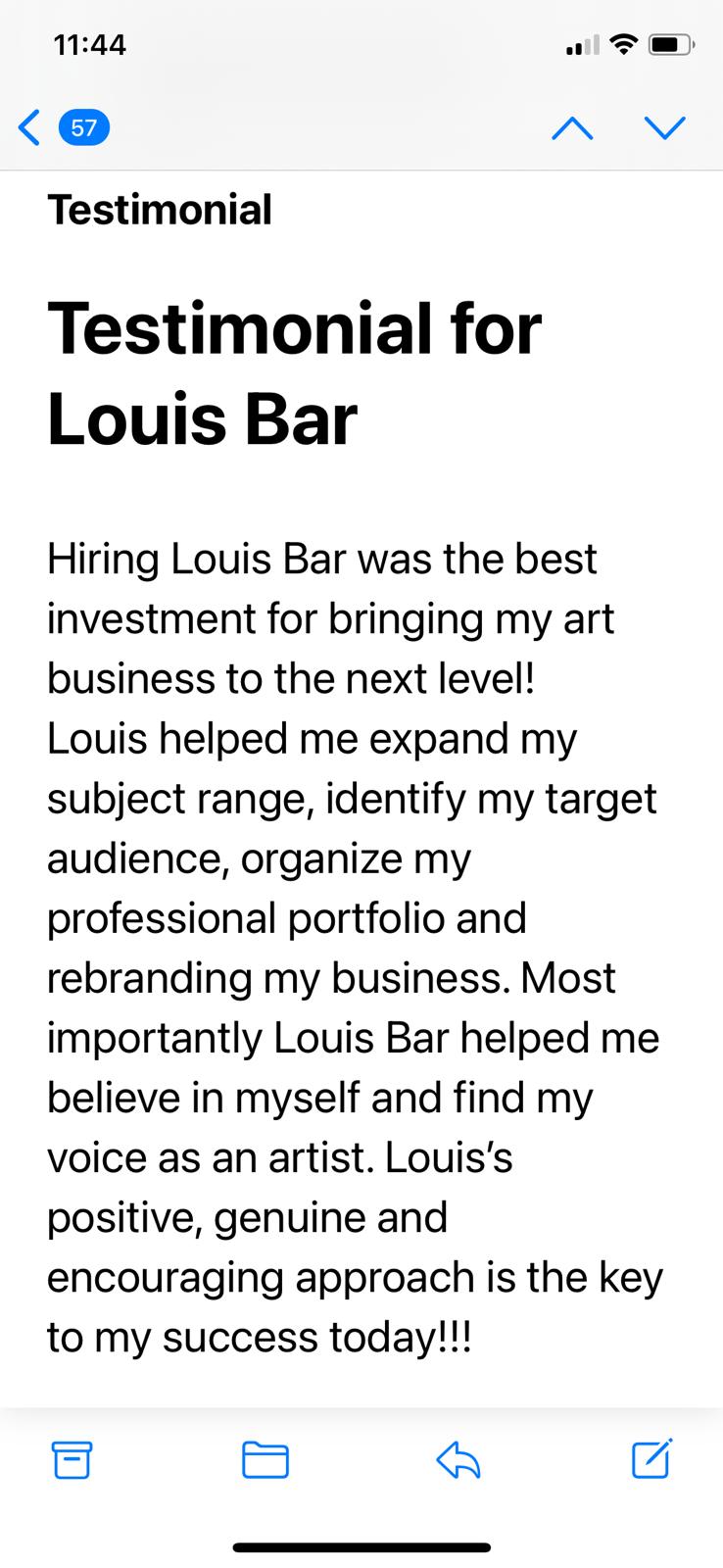 Client testimonial 6