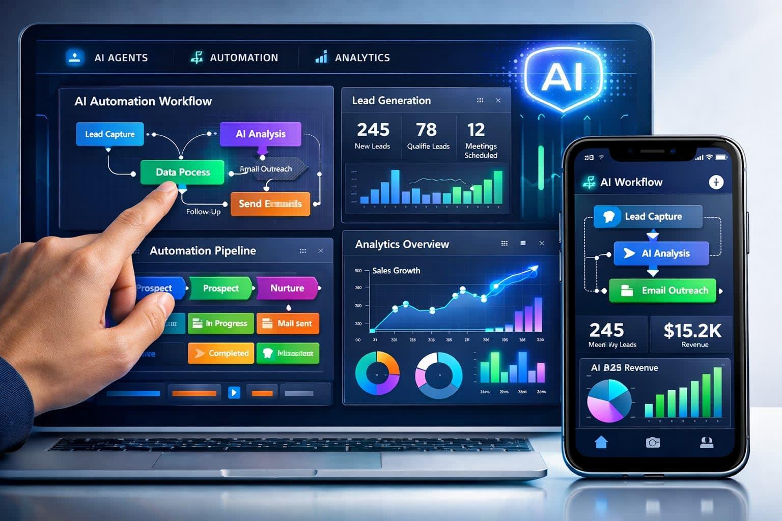 The AI Agent Lead Generation System That Books Calls While You Sleep — Step by Step