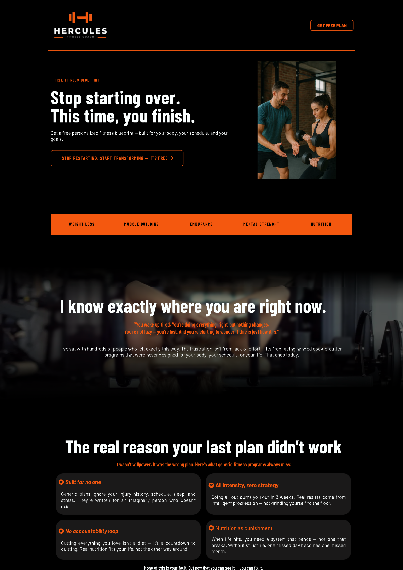 Online Fitness Coach Lead Gen Funnel