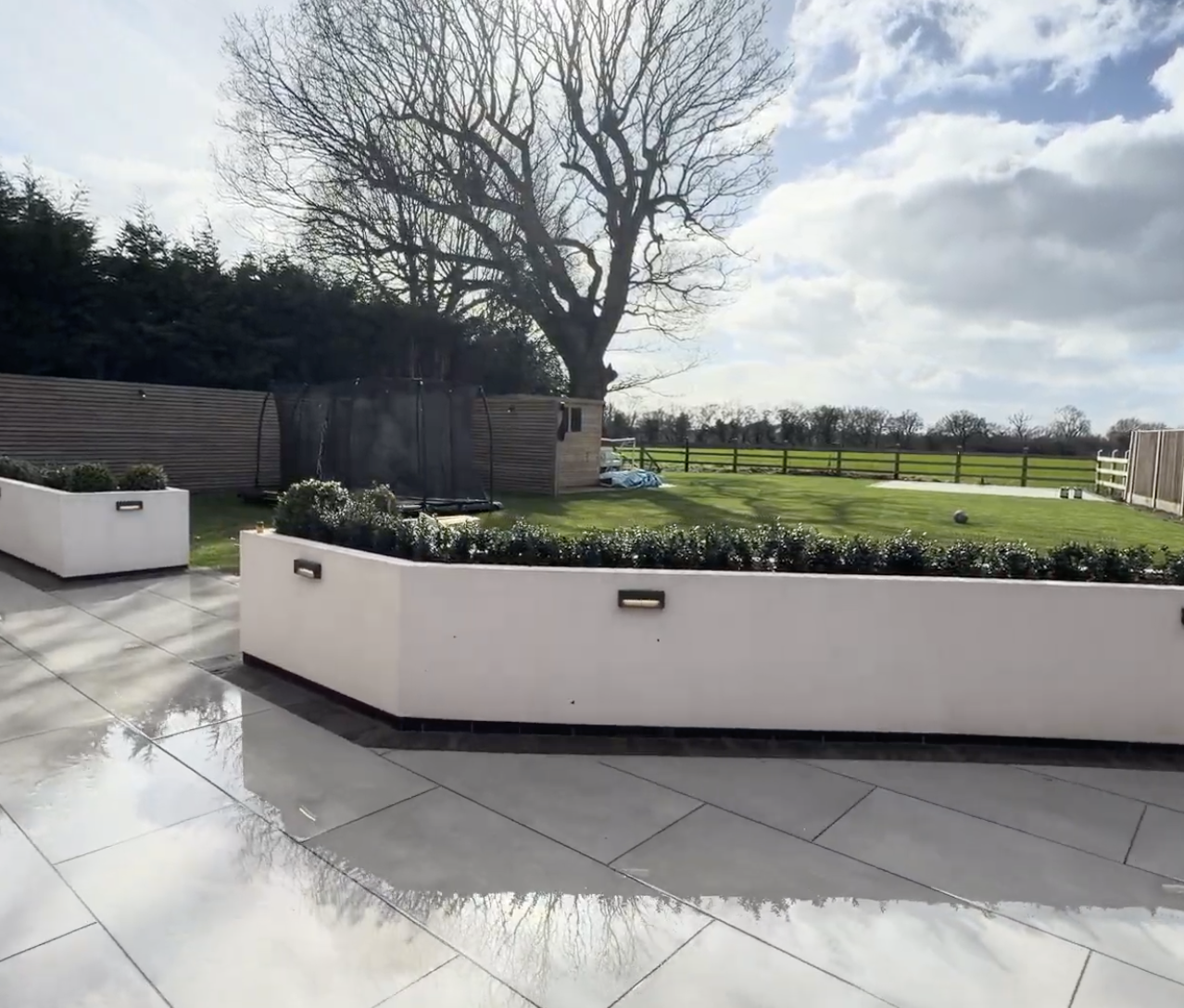 Bespoke garden design plan brought to life