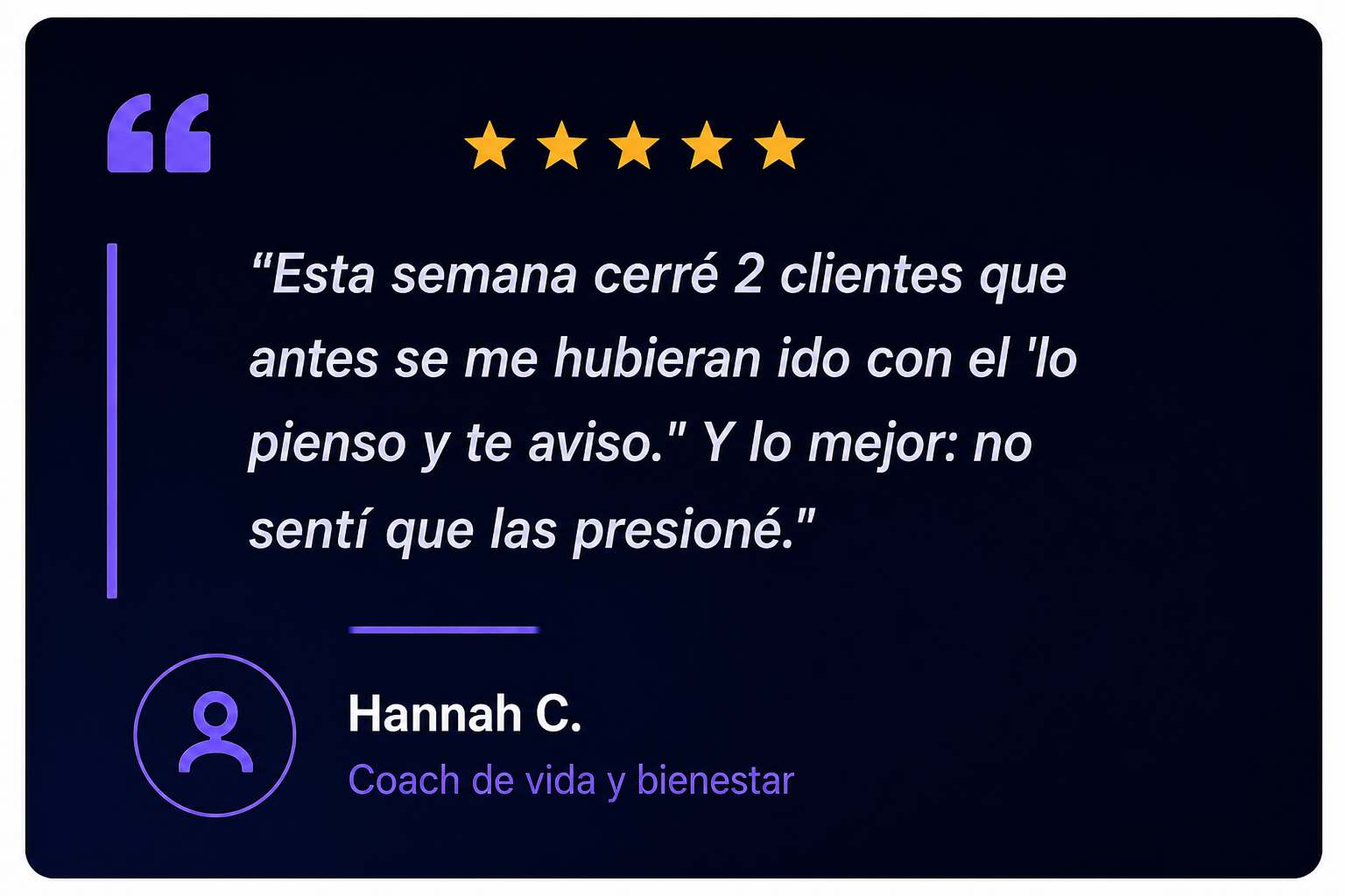Testimonio de alumno 3