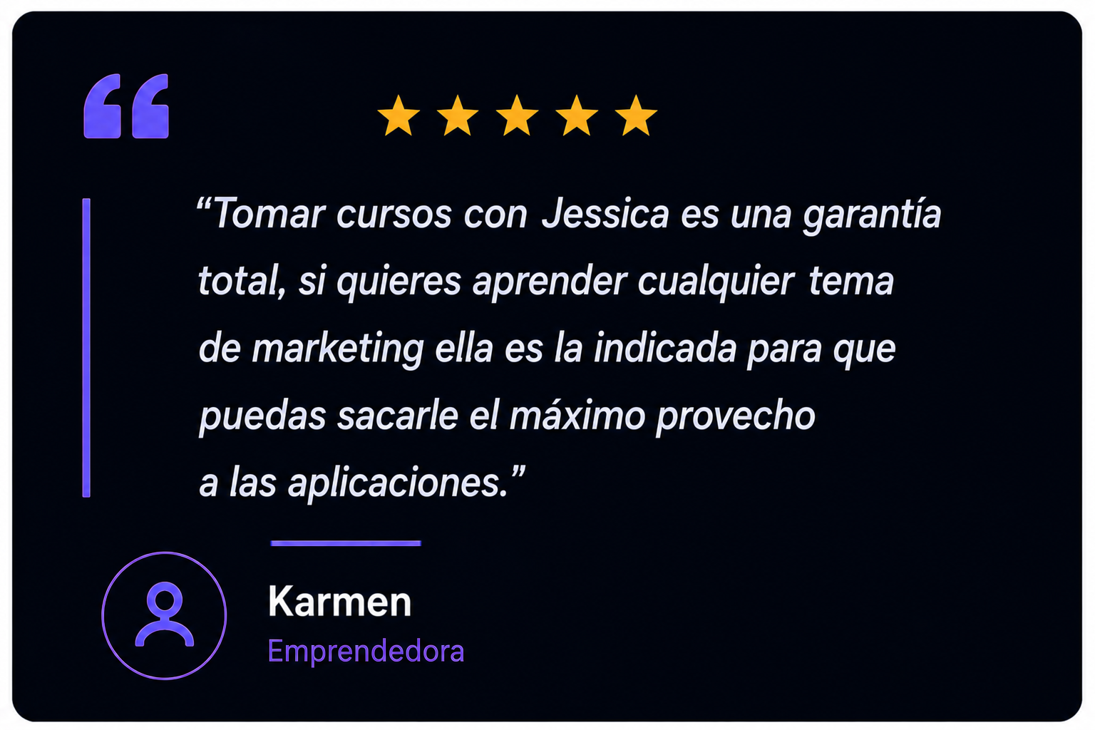 Testimonio de alumno 2