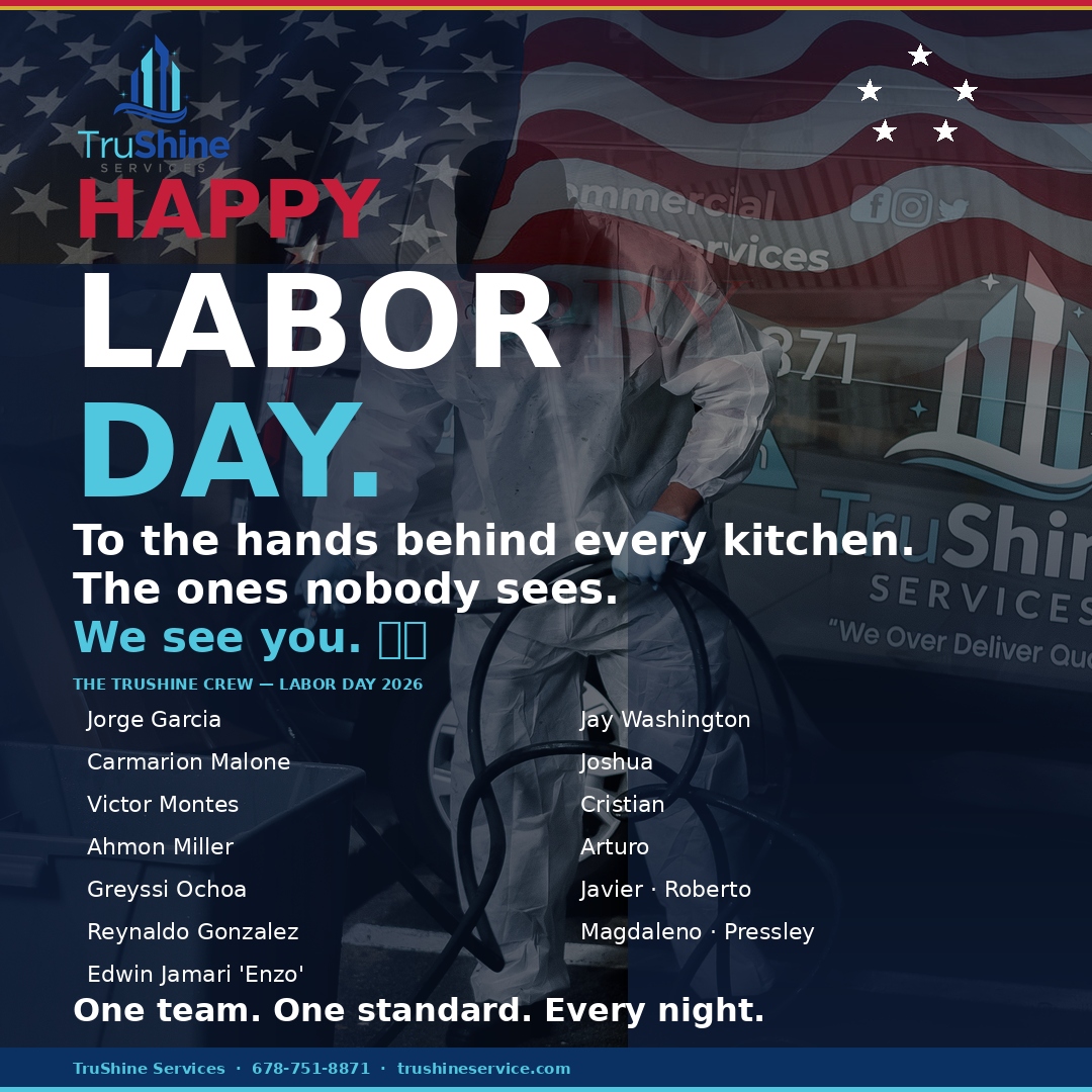 TruShine Services Labor Day 2026: Happy Labor Day to our crew across 7 states