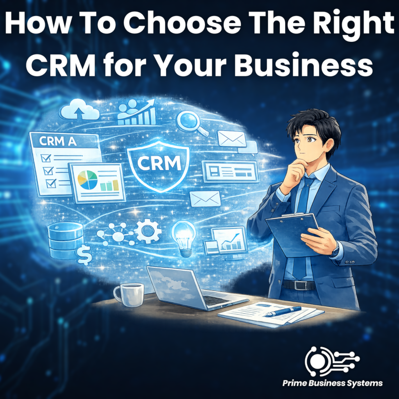 CRM selection decision framework flowchart for business owners