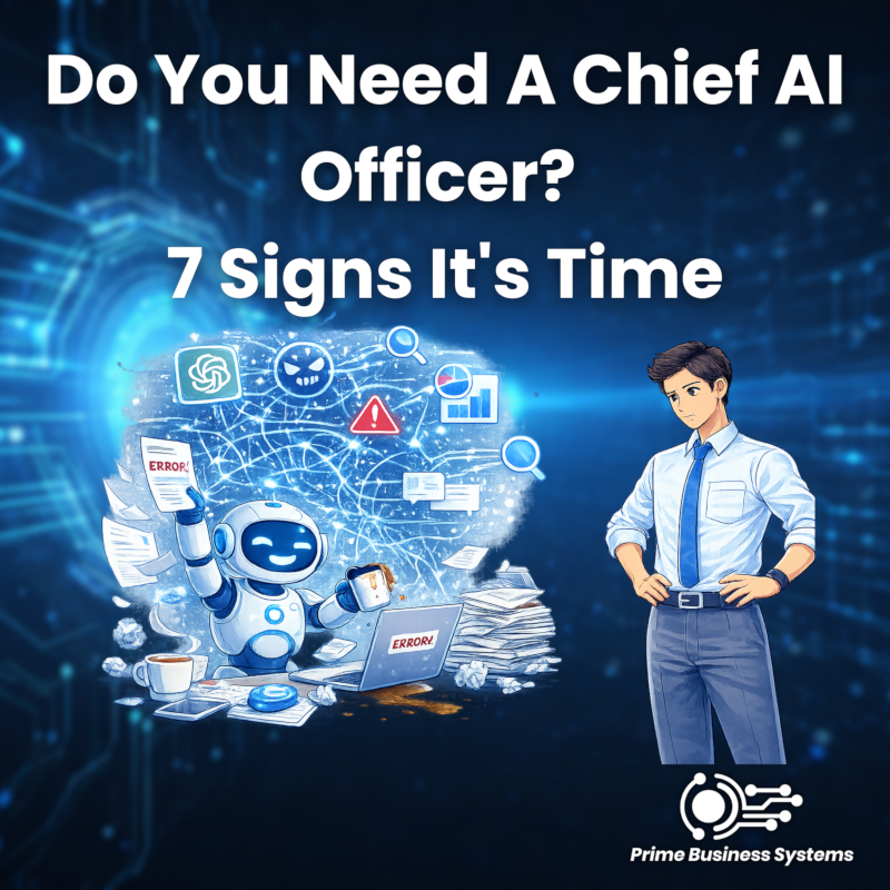 Business leader evaluating whether their company needs a Chief AI Officer