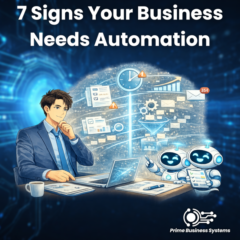 7 warning signs your business needs automation checklist