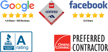 roofing contractor review badges