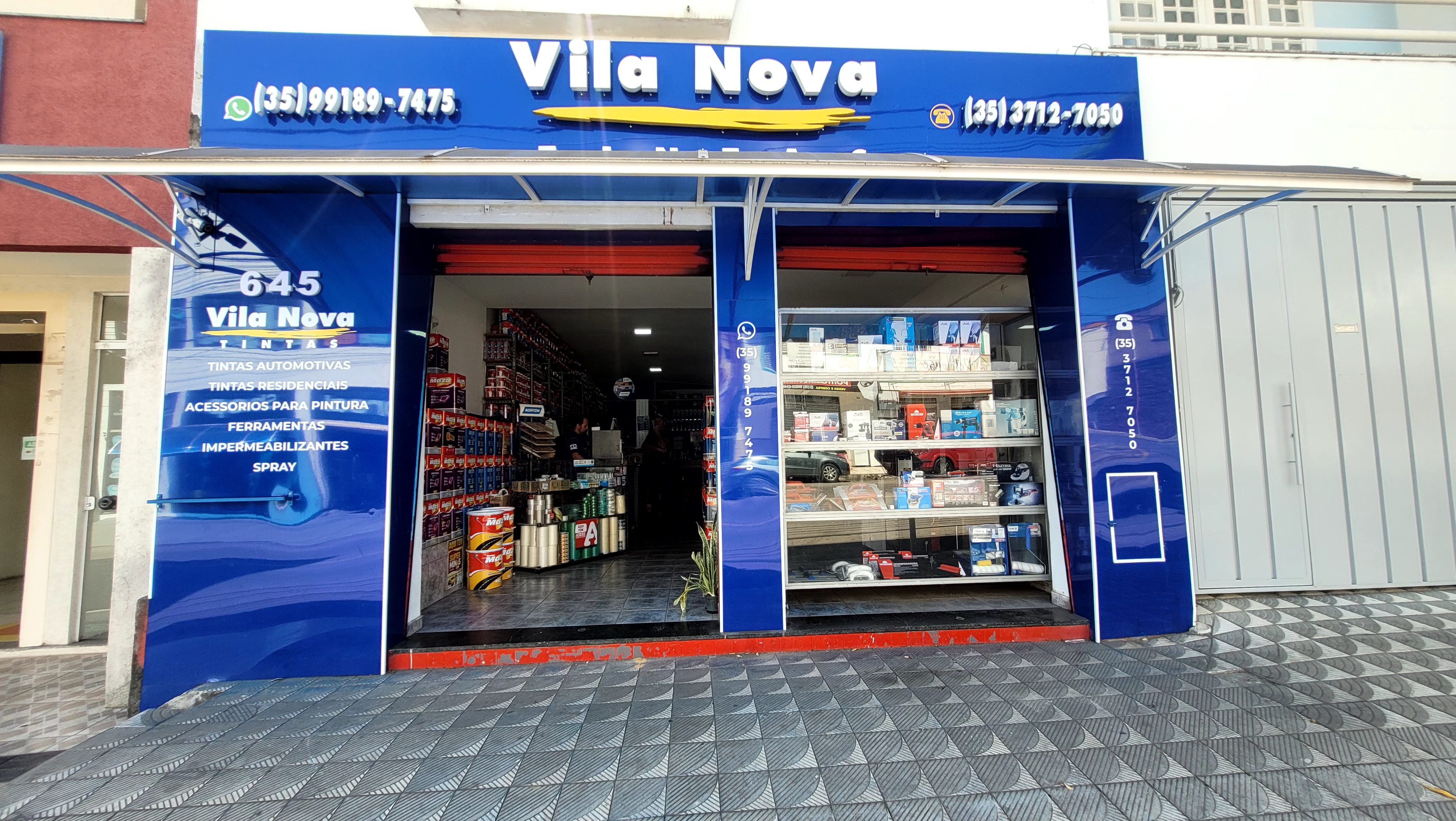 Fachada Vila Nova Tintas