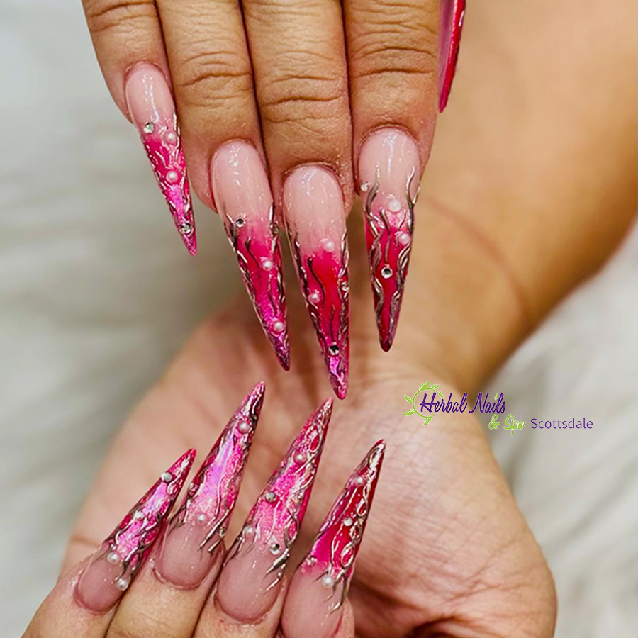 Pedicure results Herbal Nails Scottsdale