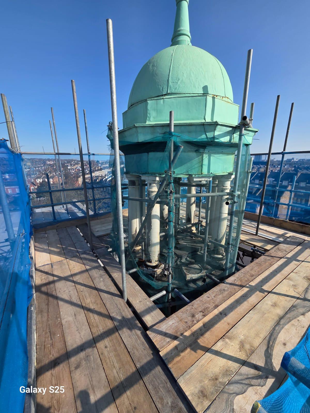 Kilburn Dome Repair project