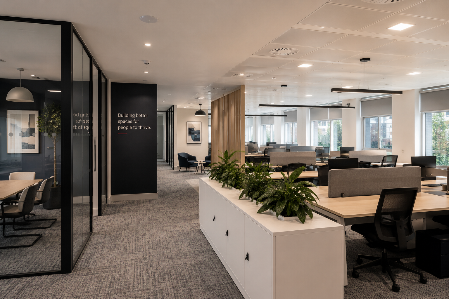 Commercial construction and refurbishment sector