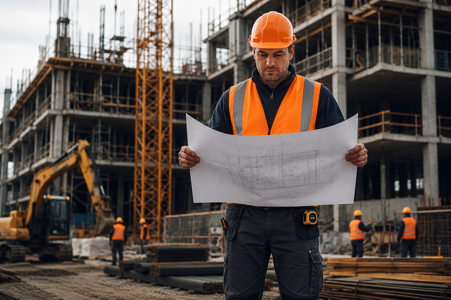 Ferbogar UK construction team on site