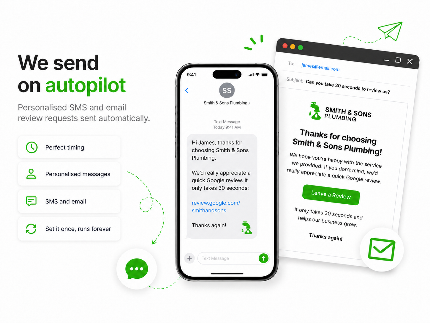 Send review requests