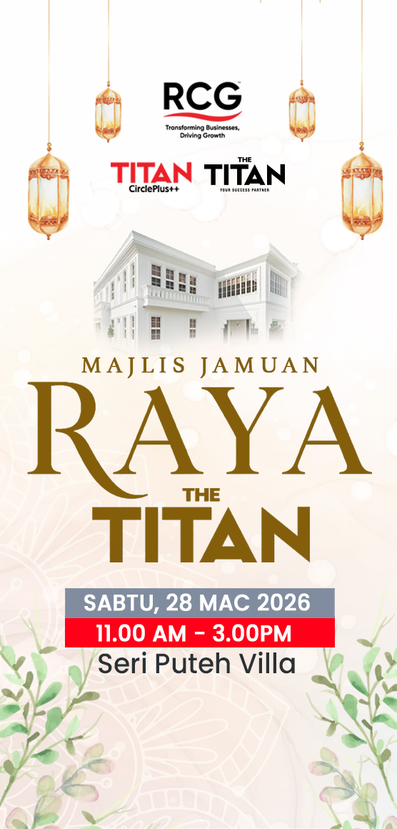 Poster Majlis Jamuan Raya The Titan