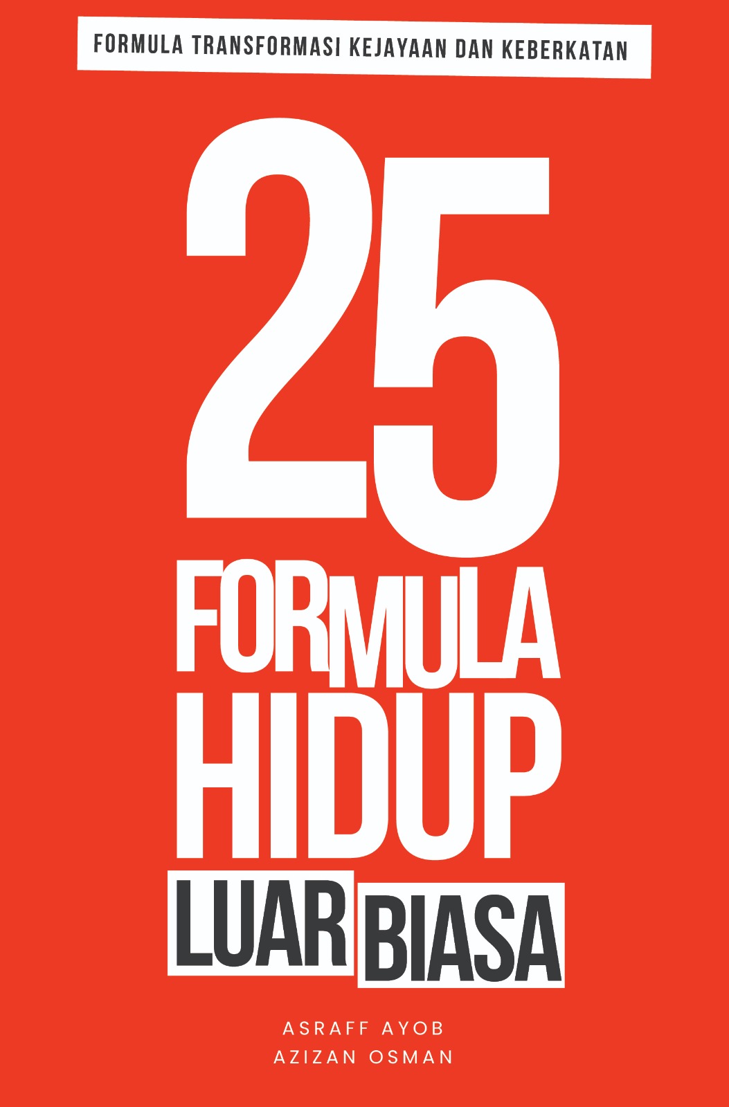 25 Formula Hidup Luar Biasa - kulit buku