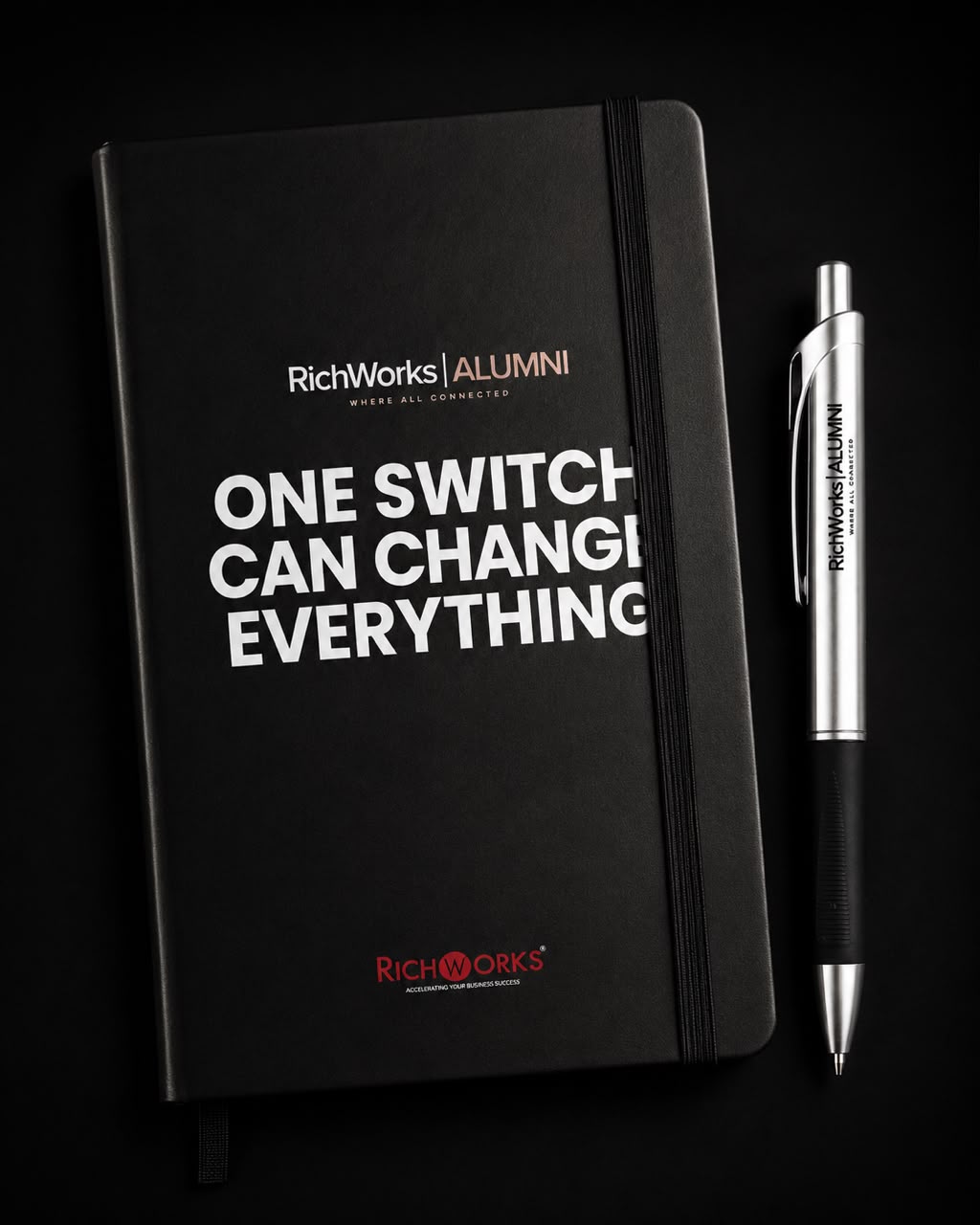 Buku Nota & Pen Eksklusif RichWorks | Alumni