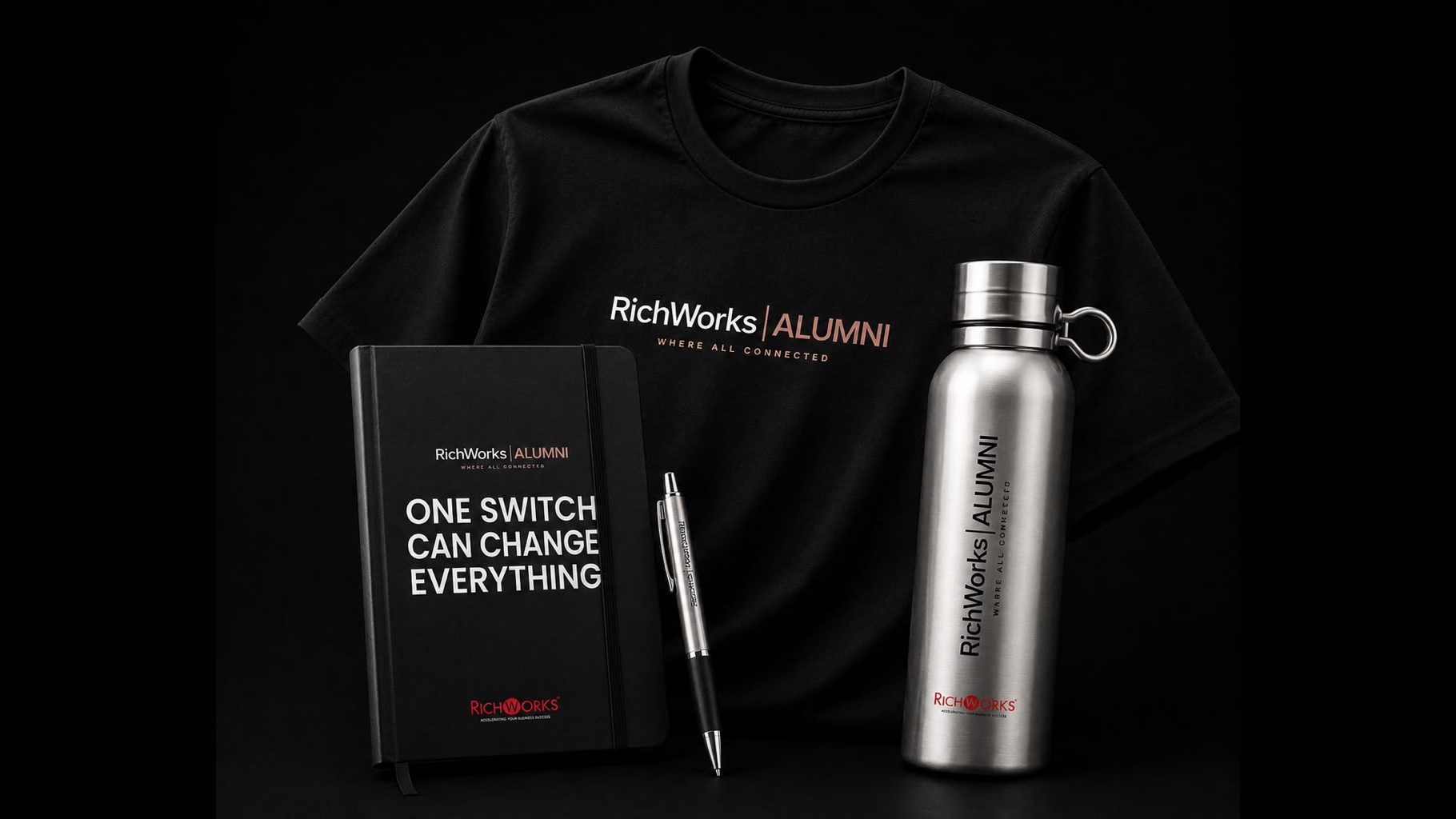 Set Lengkap Merchandise Eksklusif RichWorks | Alumni