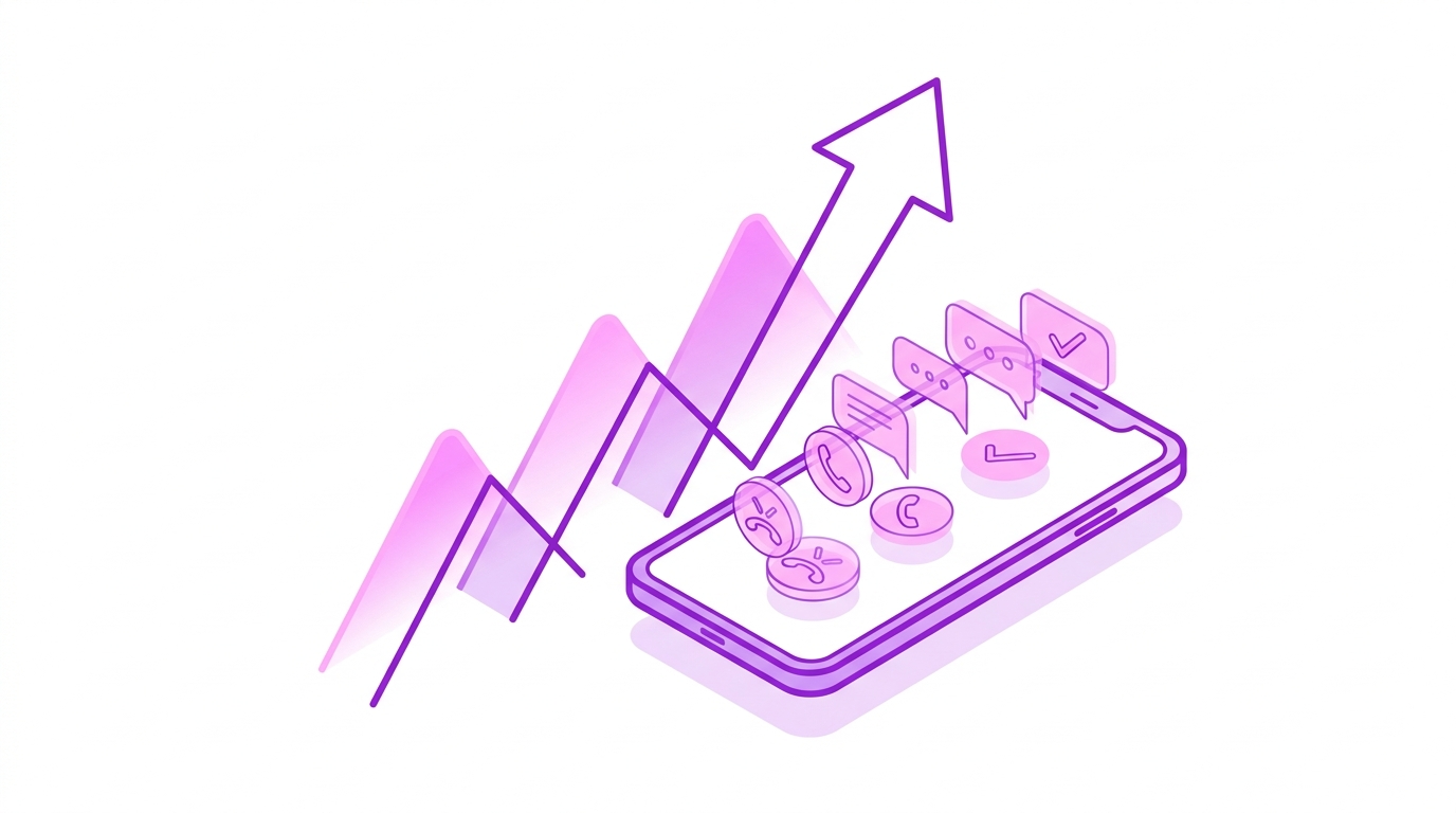 Croissance business avec gestion des appels manqués