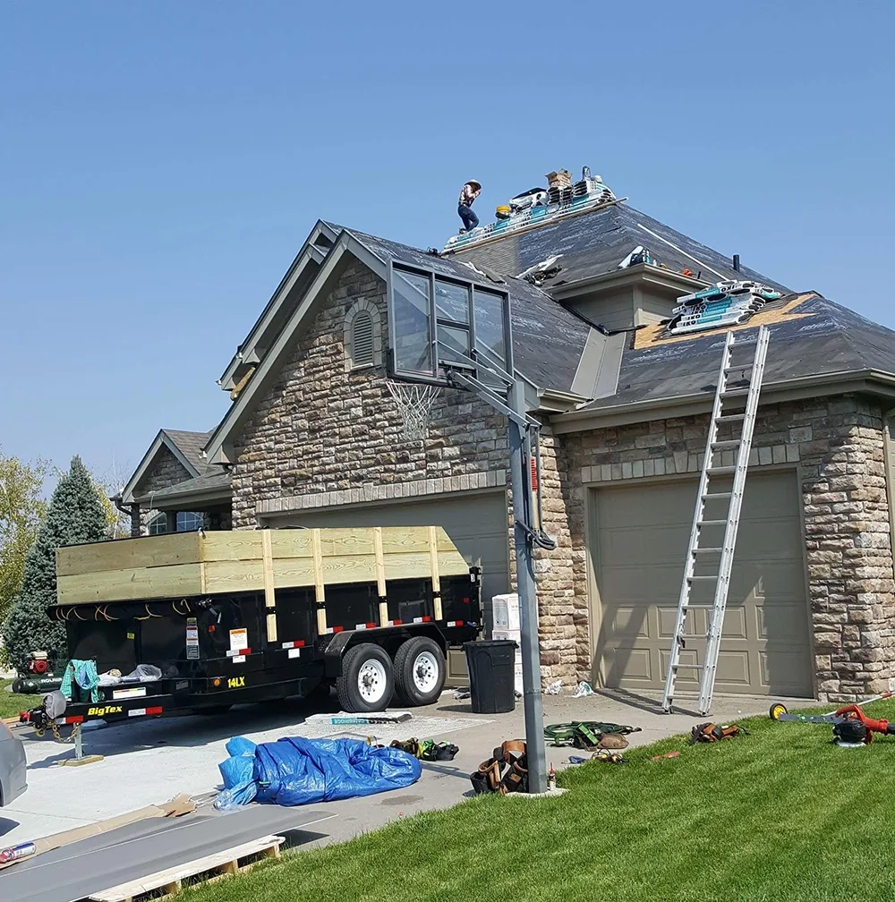 Lightning Exteriors roof inspection and storm damage documentation