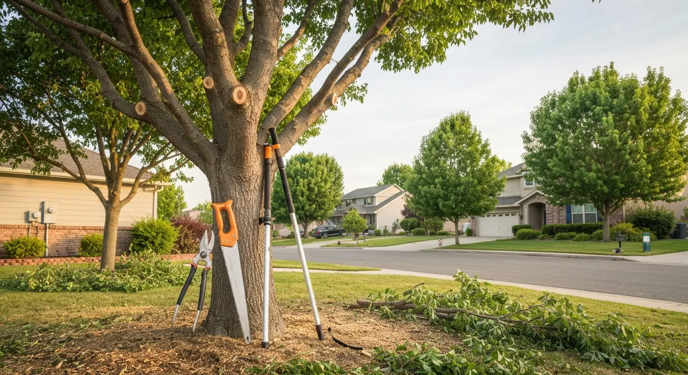 Tree trimming and pruning