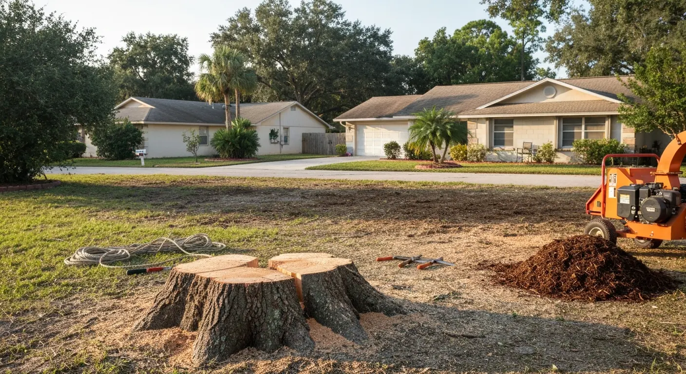 Residential tree removal service