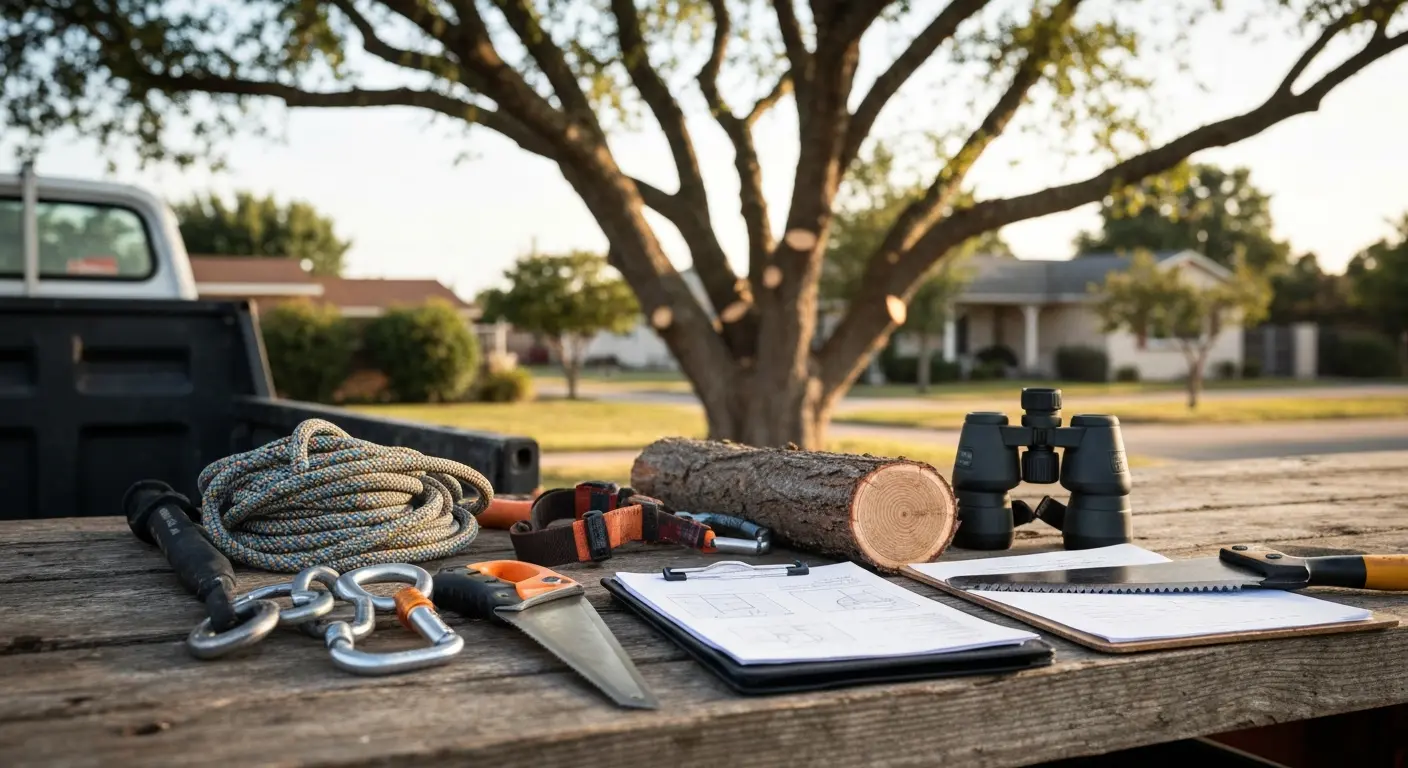 Tree risk assessment by certified arborist