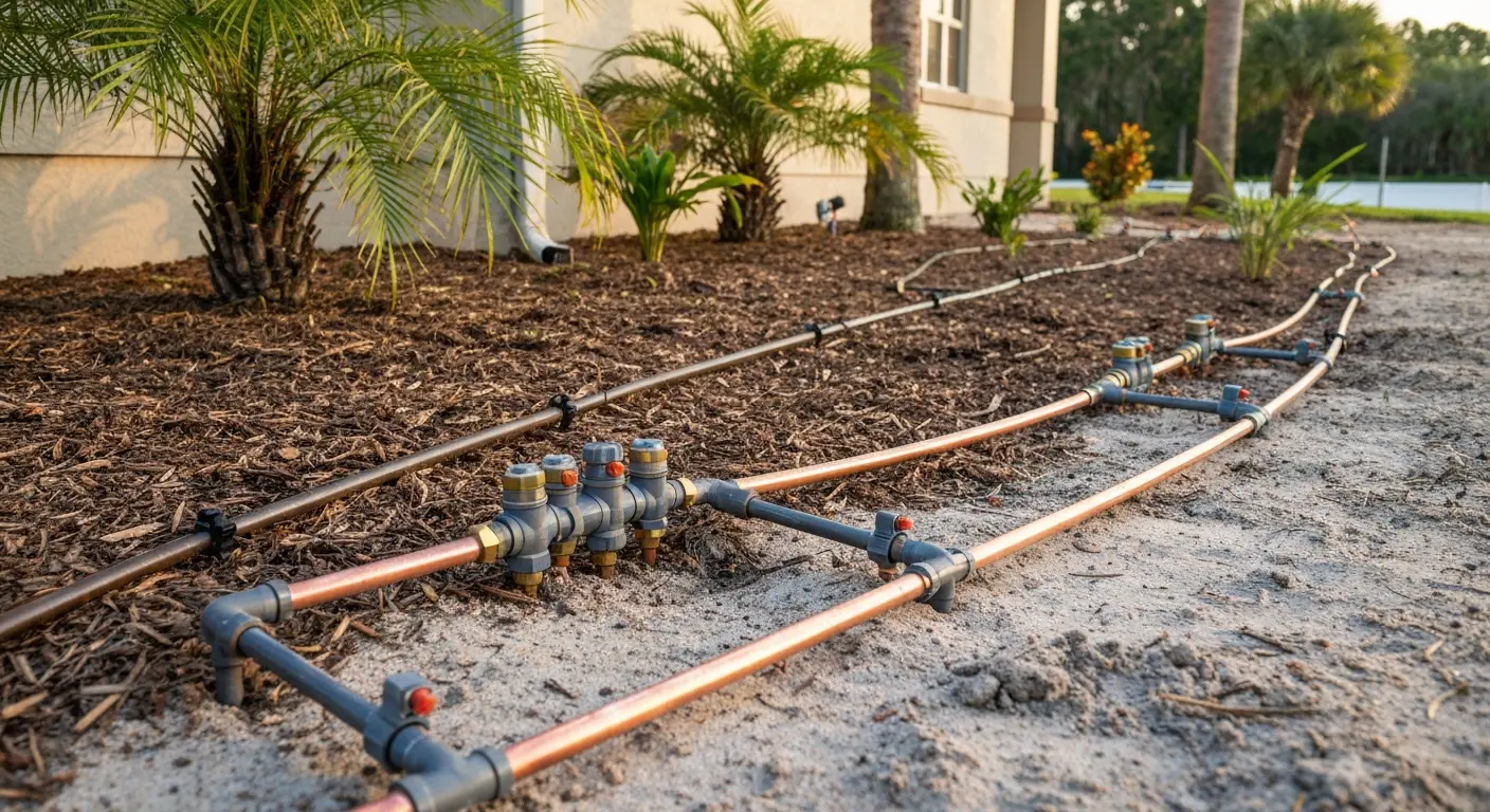 Irrigation system installation
