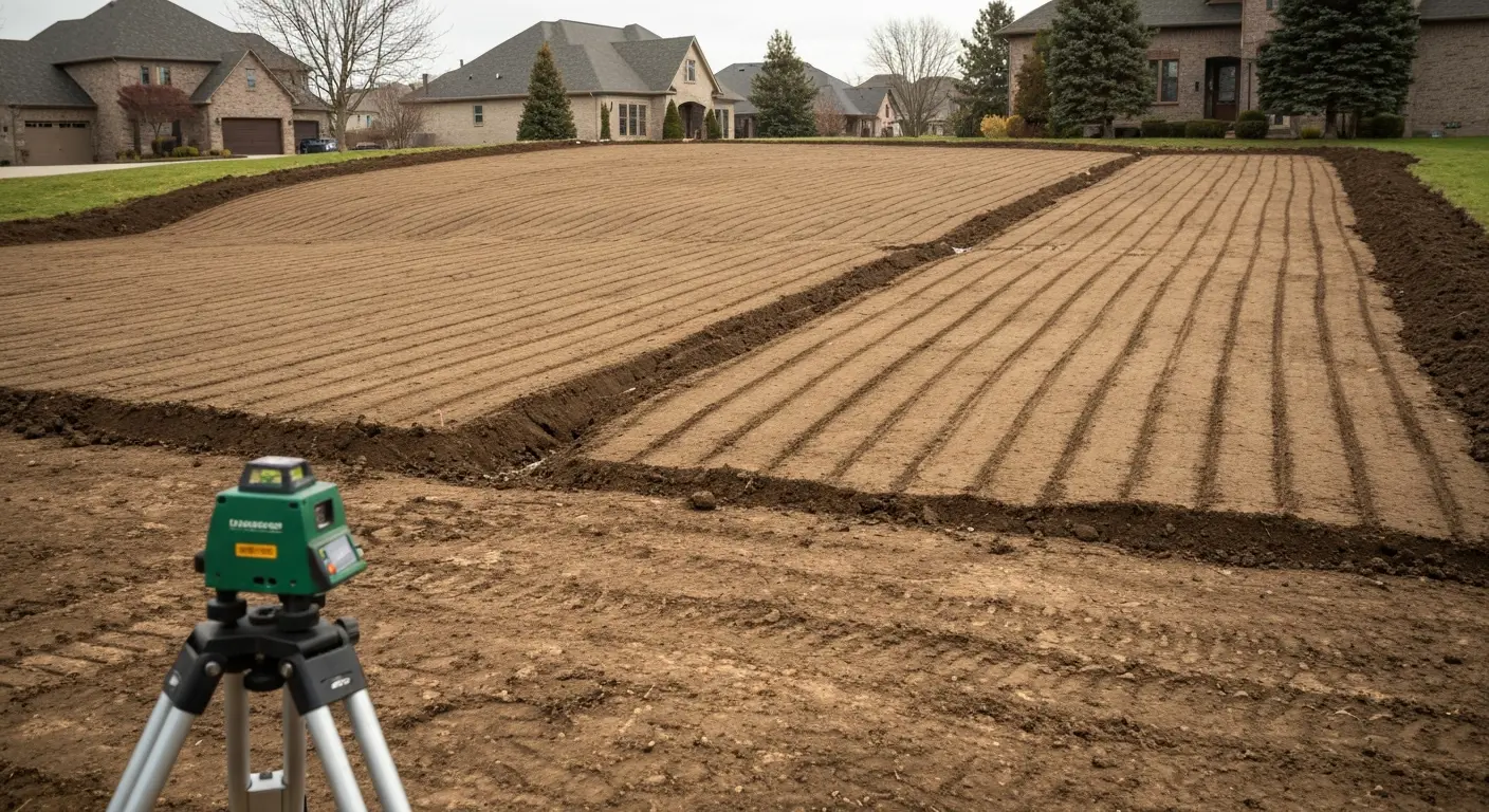 Site grading and preparation