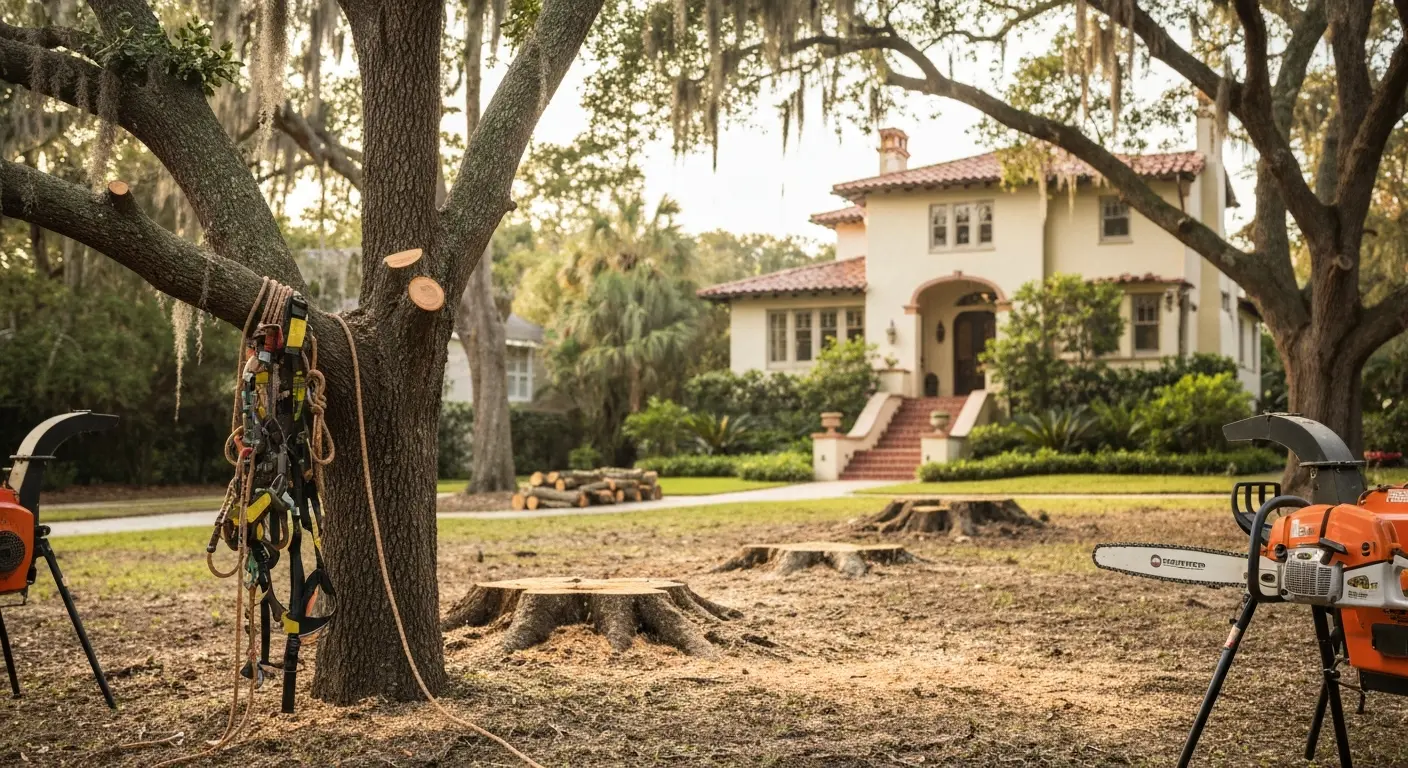 Tree removal service in South Tampa