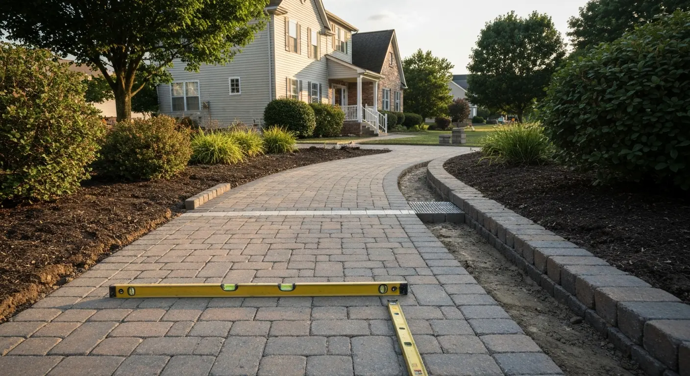 Paver walkway project