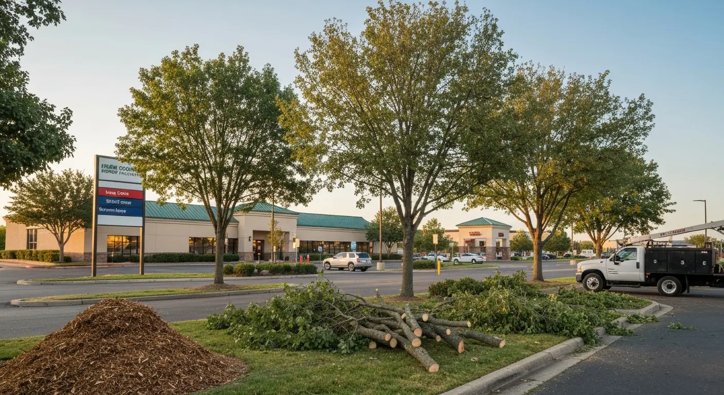Commercial tree trimming service