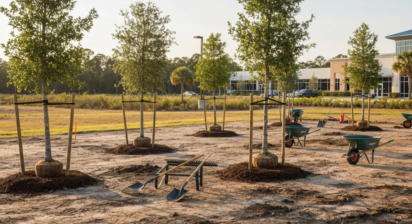 Commercial tree planting