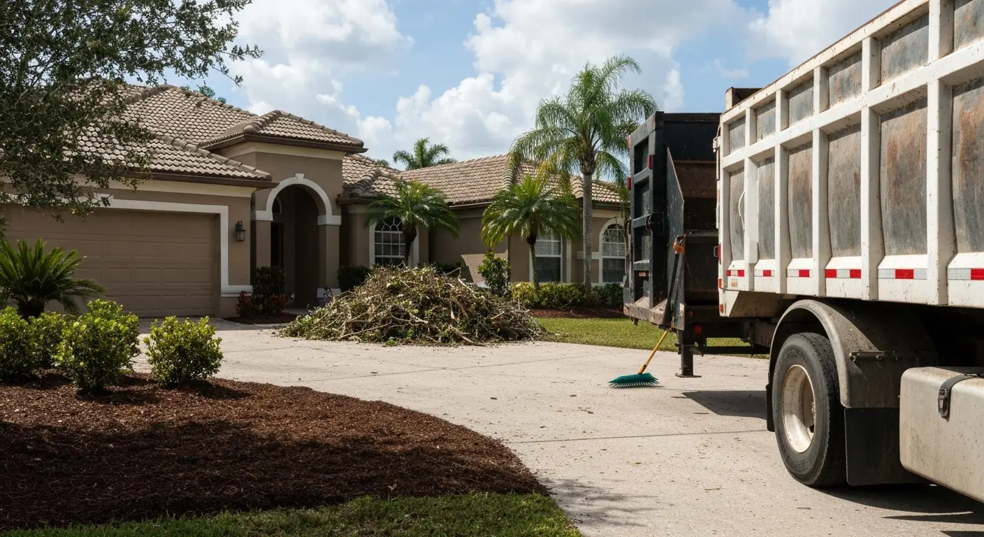 Storm damage cleanup