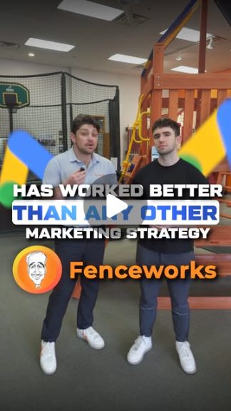 Fenceworks reel: has worked better than any other marketing strategy