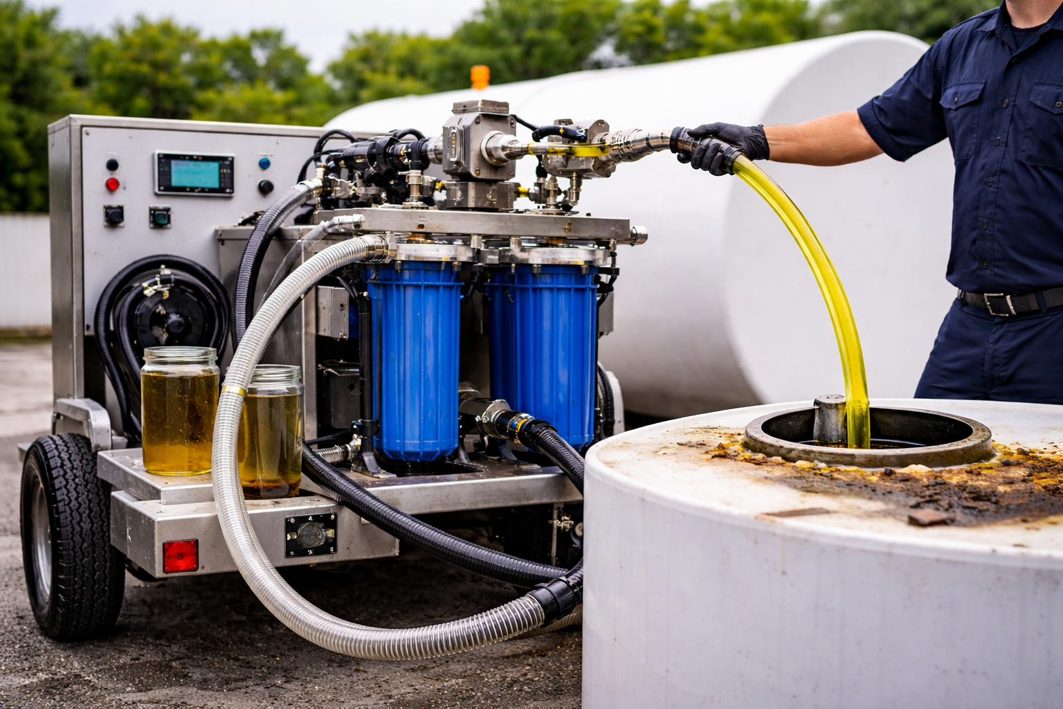 Fuel Polishing Cart mage