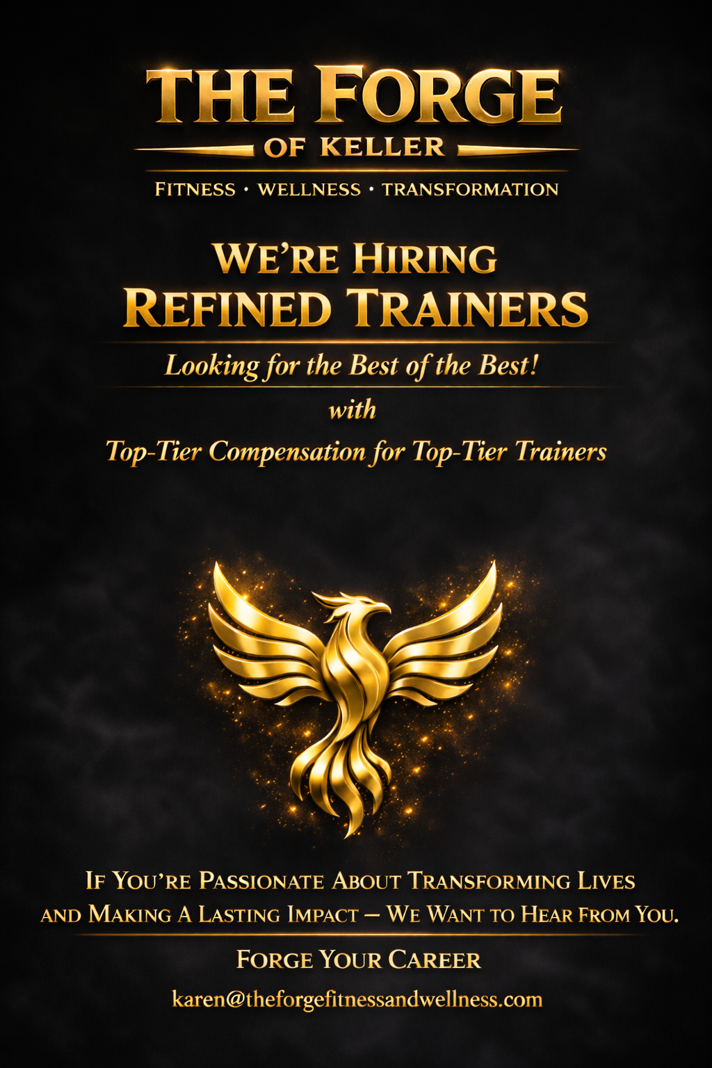 We're Hiring Refined Trainers