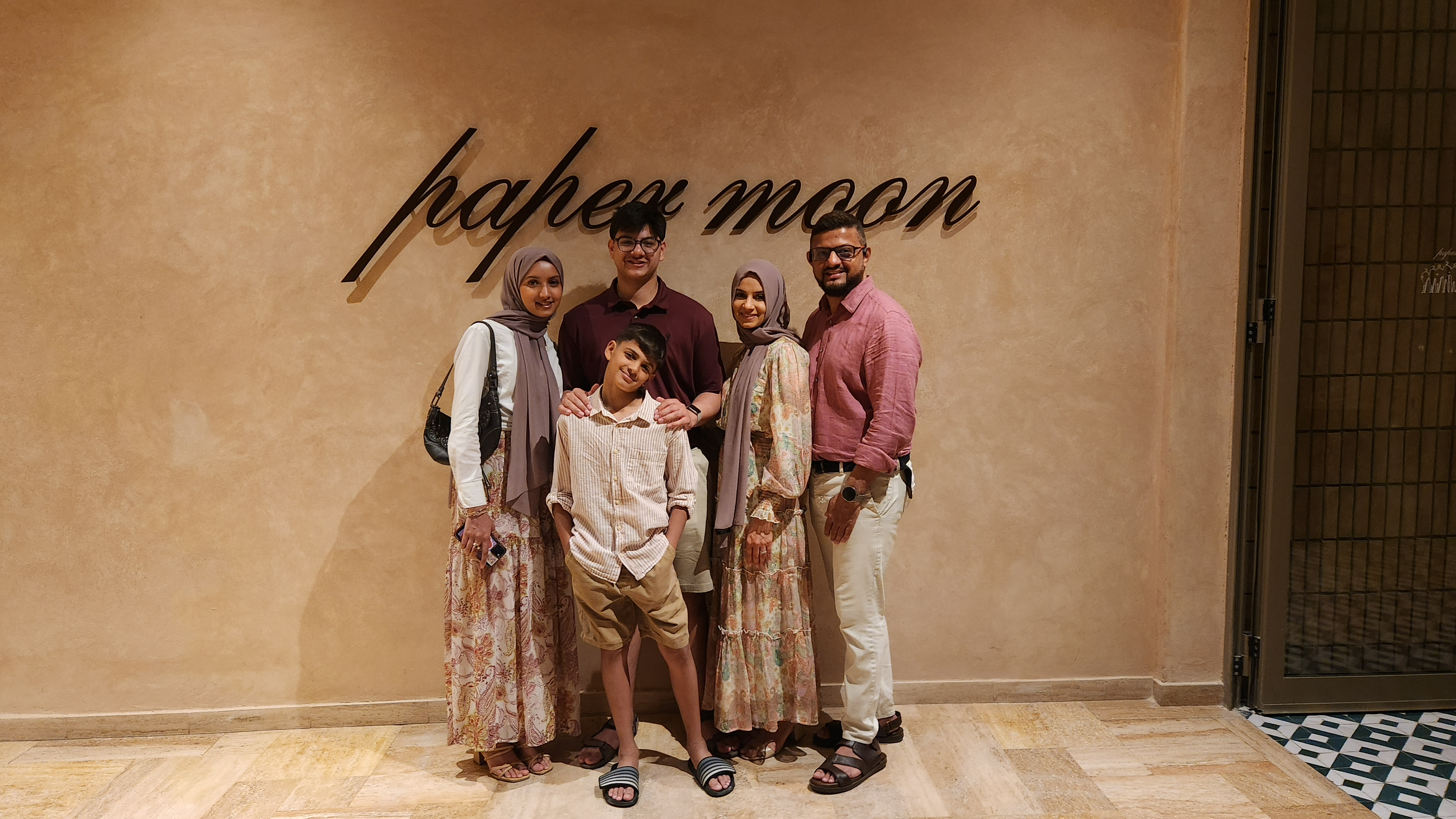 Arif Chandoo with family