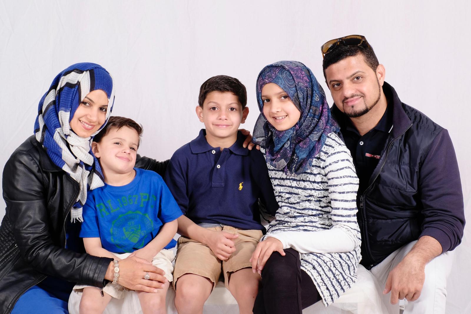 Arif Chandoo with family